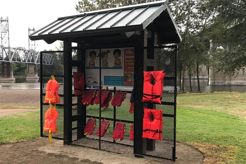 life vest station