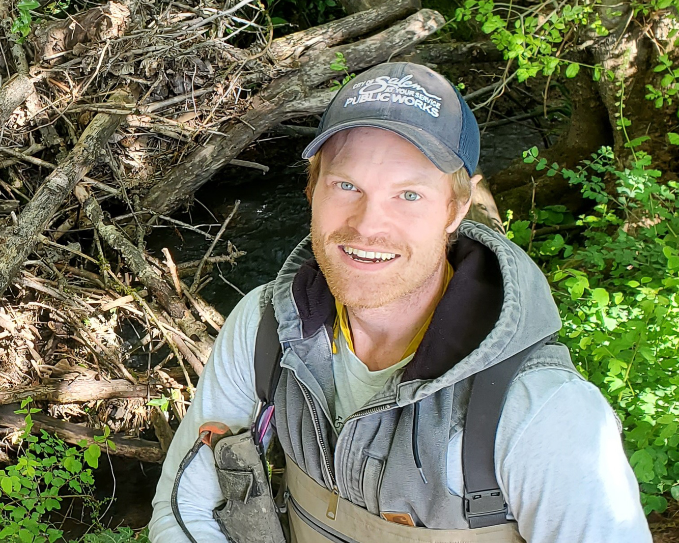 Luke Westphal new urban streamside program coordinator