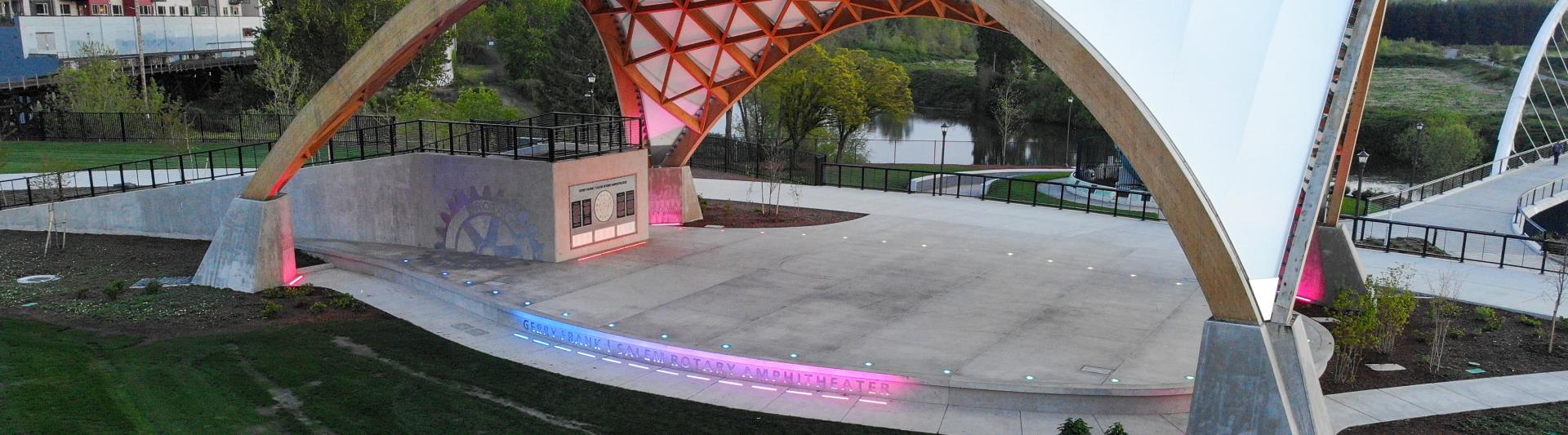 2022 Gerry Frank Salem Rotary Amphitheater with Lights