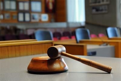 gavel in city council chambers