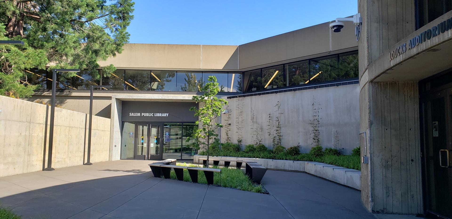 library-windows-door