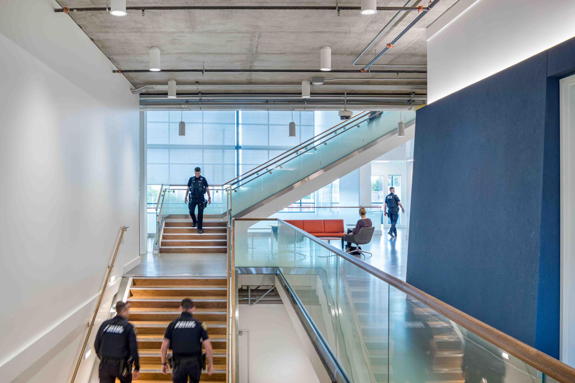 Salem Police Department Headquaters Staircase