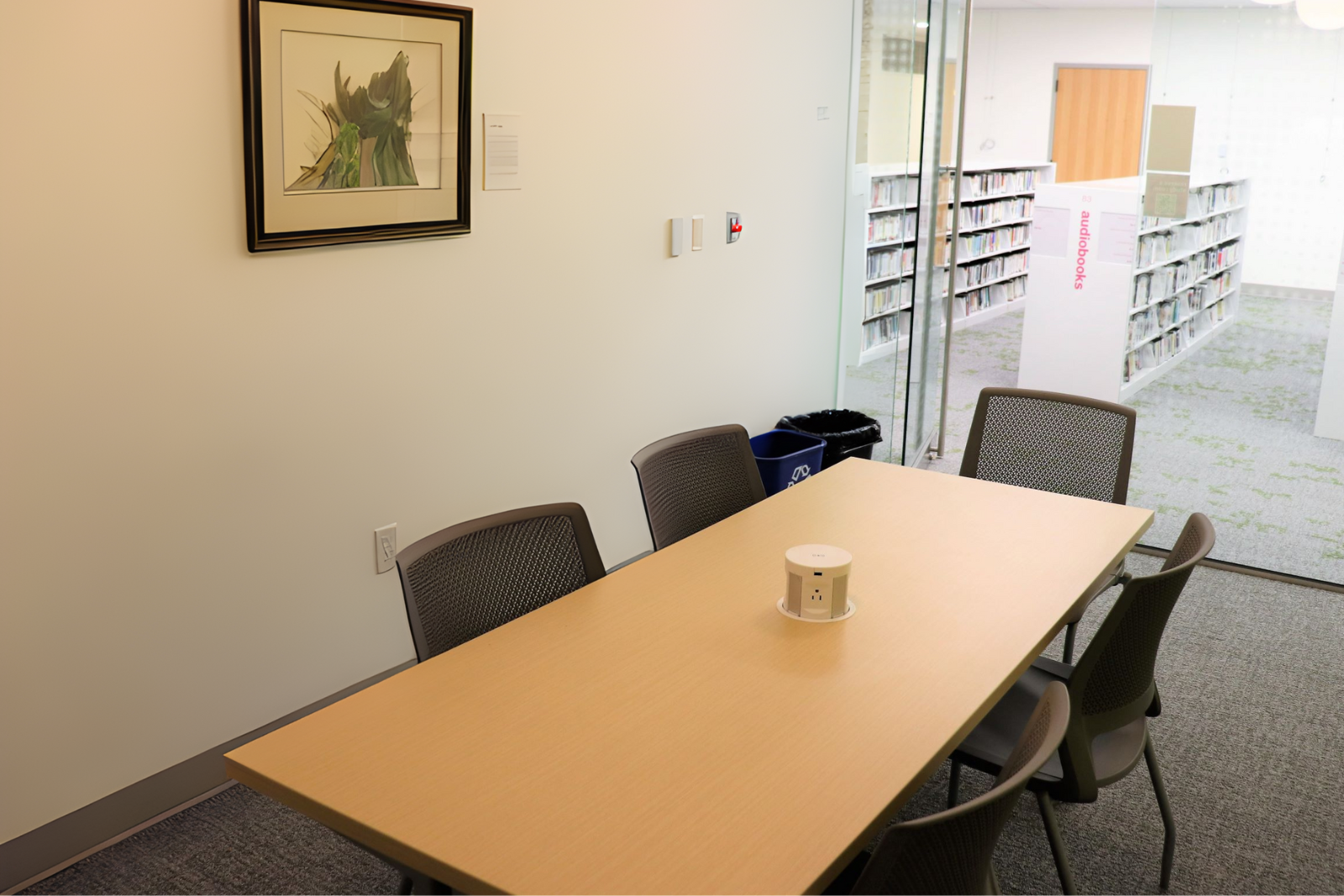 study rooms, Salem Public Library