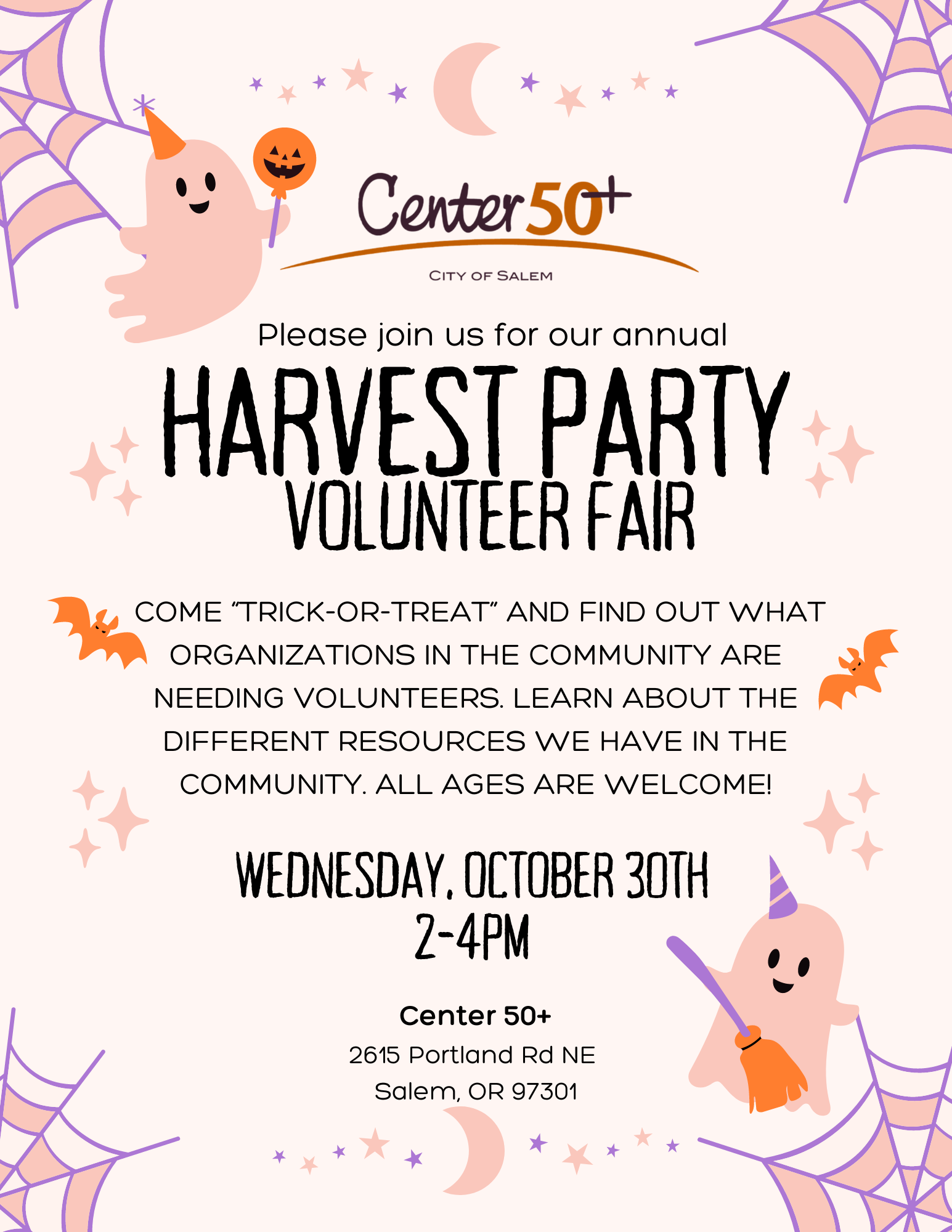 2024 Harvest Party Flyer