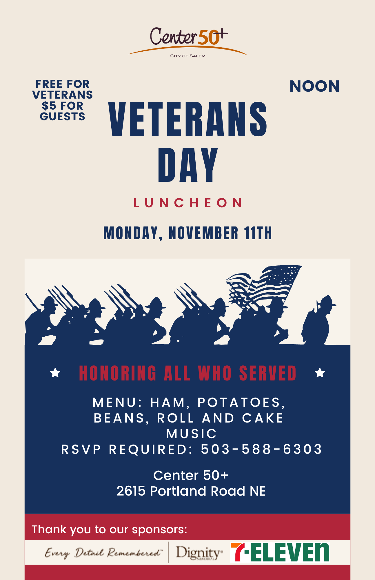 Veterans Day Luncheon 2024