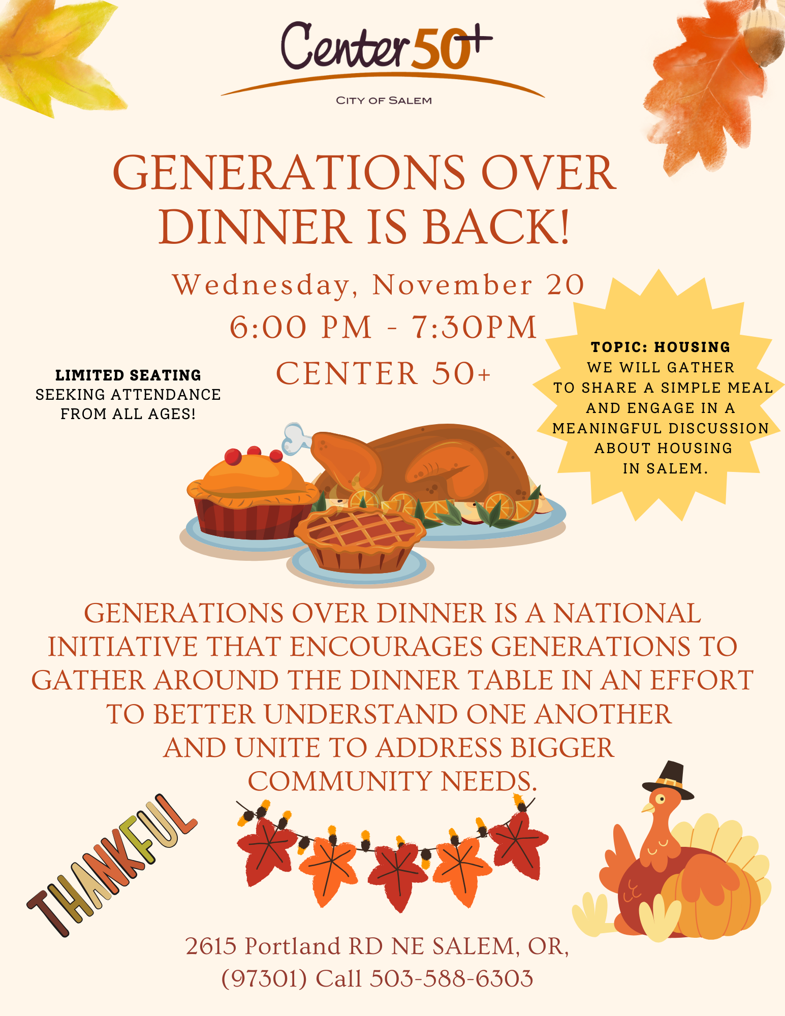 Gen Over Dinner_Nov 20th