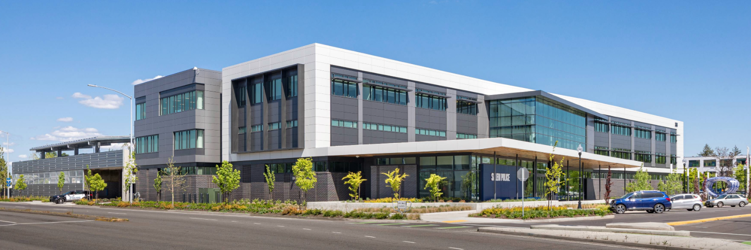 salem police, station, public building project, exterior, building