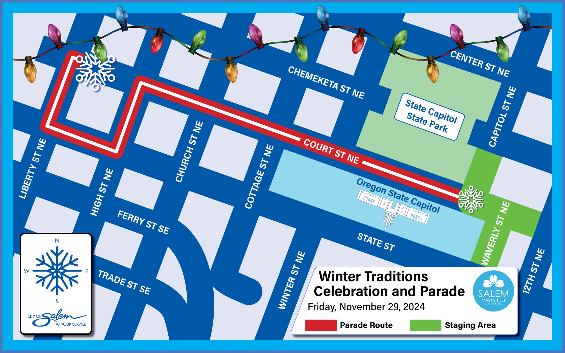 Winter Traditions Celebration and Parade Coming to Downtown Salem on November 29th, 2024