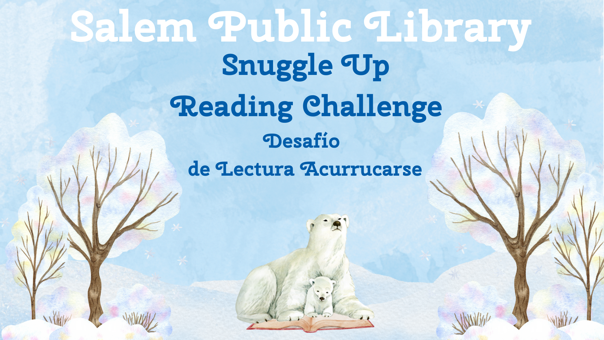 Snuggle Up Reading Challenge available from November 15 to January 1