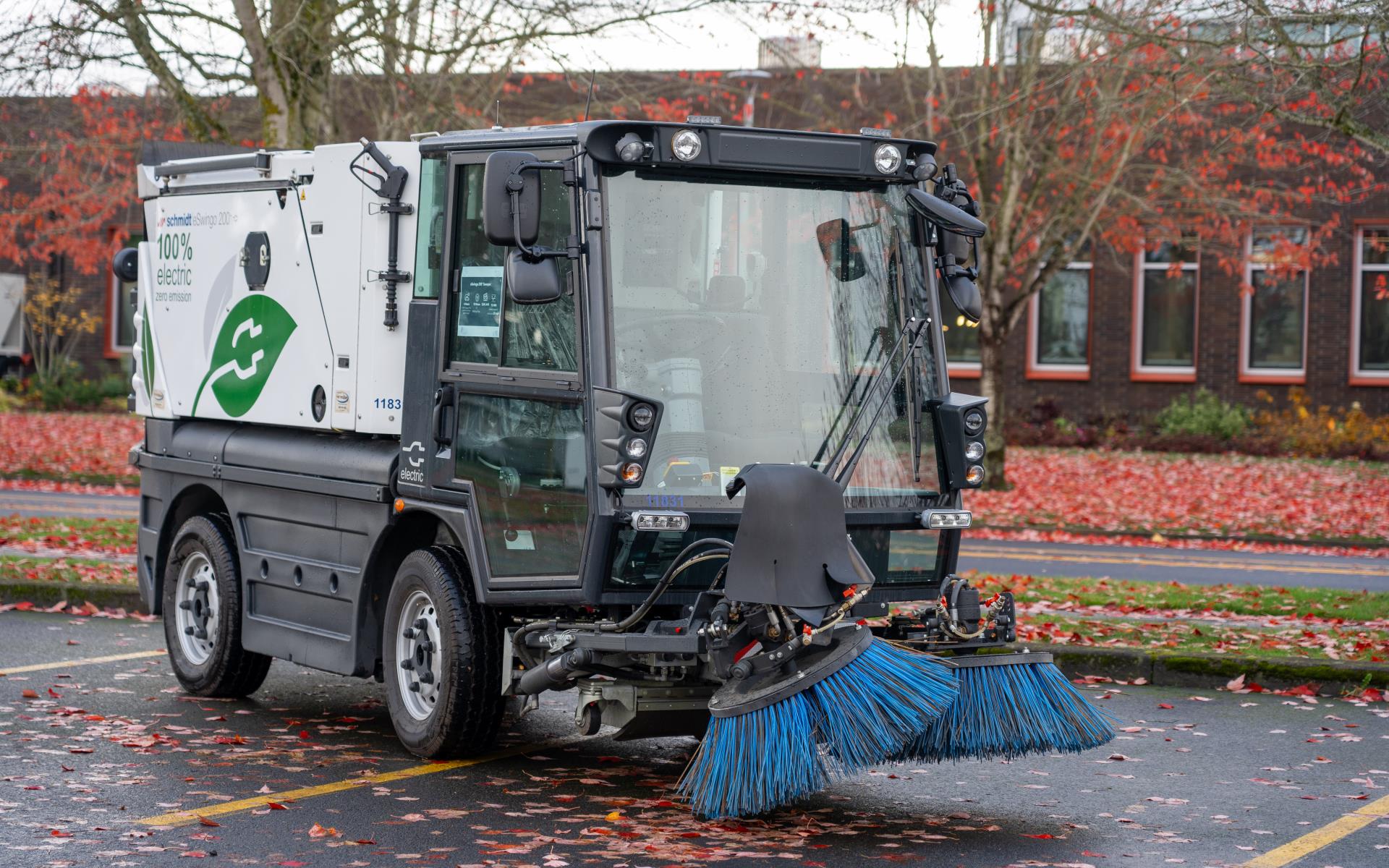 Zeus, the new name for salems all electric street sweeper